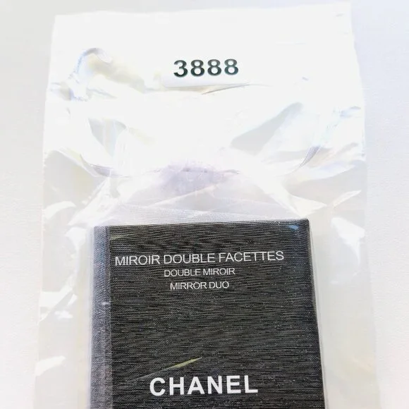 3888 CHANEL DOUBLE MIRROR MAKEUP MIRROR COMPACT - Picture 7 of 7